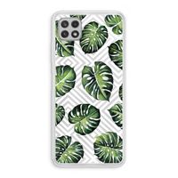 Geometrische jungle: Samsung Galaxy A22 4G Transparant Hoesje