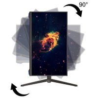 LC Power LC-M25-FHD-144 Gaming monitor Energielabel F (A - G) 62.2 cm (24.5 inch) 1920 x 1080 Pixel 16:9 1 ms Audio, stereo (3.5 mm jackplug), DisplayPort, - thumbnail