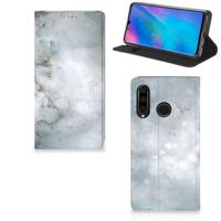 Bookcase Huawei P30 Lite New Edition Painting Grey