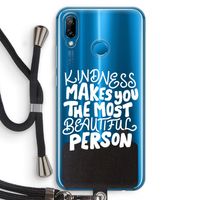 The prettiest: Huawei P20 Lite Transparant Hoesje met koord