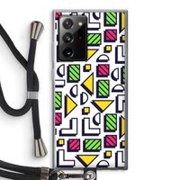 8-bit N°4: Samsung Galaxy Note 20 Ultra / Note 20 Ultra 5G Transparant Hoesje met koord