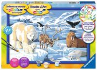 Ravensburger schilderen op nummer op het ijs