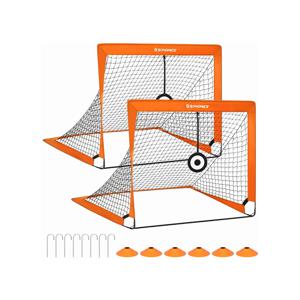 Set van 2 voetbaldoelen voor kinderen, Oranje