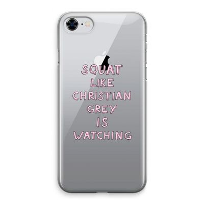 Christian Grey: iPhone 8 Transparant Hoesje