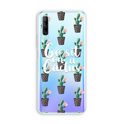 Cactus quote: Huawei P Smart Pro Transparant Hoesje