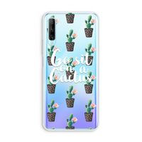 Cactus quote: Huawei P Smart Pro Transparant Hoesje