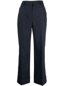 Incotex pantalon évasé à taille haute - Bleu