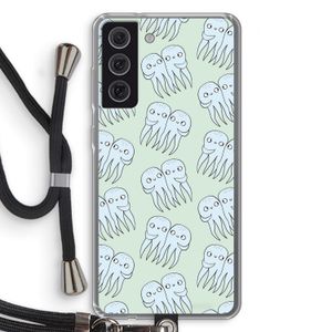 Octopussen: Samsung Galaxy S21 FE Transparant Hoesje met koord