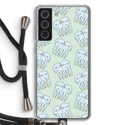 Octopussen: Samsung Galaxy S21 FE Transparant Hoesje met koord