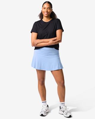 HEMA Damessportrokje met binnenbroekje lichtblauw (lichtblauw)