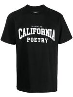 Nahmias t-shirt California Poetry en coton - Noir