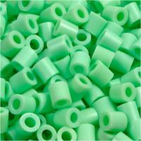 NABBI Strijkkralen, afm 5x5 mm, gatgrootte 2,5 mm, medium, pastel groen (32252), 6000 stuk/ 1 doos