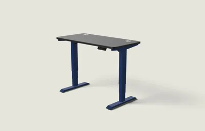Desktronic HomePro bureau Diepblauw / Zwart / 120x60 cm