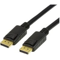 LogiLink CV0121 DisplayPort kabel 3 m Zwart