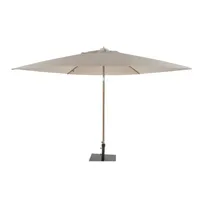 Azzurro 300 cm. Ø Woodlook frame -Sand