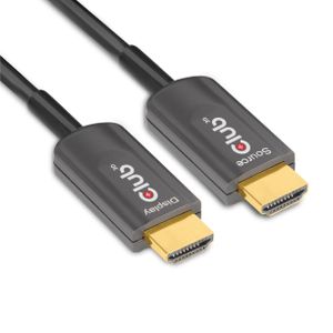 CLUB3D Ultra High Speed HDMI™ Certified AOC Cable 4K120Hz/8K60Hz Unidirectional M/M 20m/65.6ft