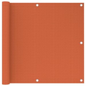 Balkonscherm 90x500 cm HDPE oranje