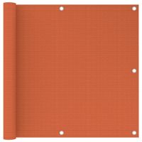 Balkonscherm 90x500 cm HDPE oranje