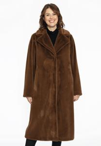 Yoek Jas fur | Bruin | Maat 42