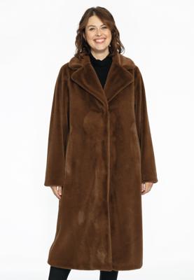 Yoek Jas fur | Bruin | Maat 50