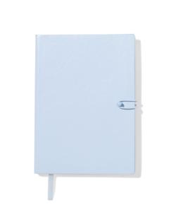 HEMA Notitieboek 12.8x17.8 PU Gelinieerd Blauw