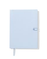 HEMA Notitieboek 12.8x17.8 PU Gelinieerd Blauw
