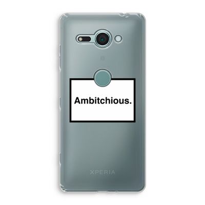 Ambitchious: Sony Xperia XZ2 Compact Transparant Hoesje