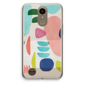 Bold Rounded Shapes: LG K10 (2017) Transparant Hoesje