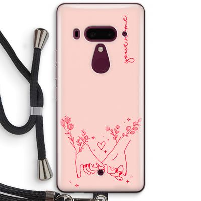 Best Friends: HTC U12+ Transparant Hoesje met koord