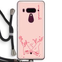 Best Friends: HTC U12+ Transparant Hoesje met koord