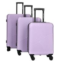 Enrico Benetti Louisville kofferset driedelig-Lilac