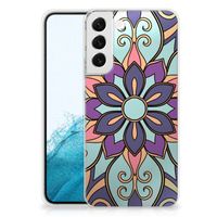 Samsung Galaxy S22 Plus TPU Case Purple Flower - thumbnail