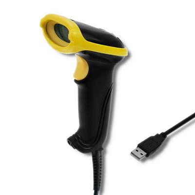Qoltec 50867 Laserlezer 1D | 2D | USB | zwart