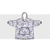 Stitch hoodie poncho 7 - 14 jaar - polyester