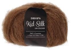 Drops Kid Silk Uni Colour 035 Chocolade