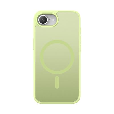 Dux Ducis Yind iPhone 16e hoesje - slanke backcover met MagSafe ondersteuning - Limoen Groen