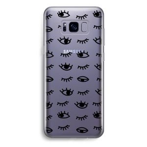 Eye pattern #2: Samsung Galaxy S8 Plus Transparant Hoesje