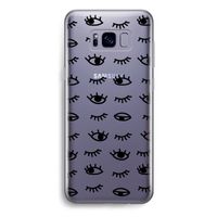Eye pattern #2: Samsung Galaxy S8 Plus Transparant Hoesje