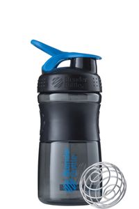 BlenderBottle 40.059 drinkfles Sporten 590 ml Kunststof Zwart, Cyaan