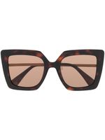 Max Mara Eyewear lunettes de soleil à monture papillon - Marron