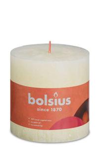 Bolsius Rustik Shine kaars Cylinder Crème 1 stuk(s)