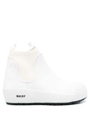 Bally bottines Gadey à empiècements élastiqués - Blanc