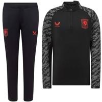 Castore FC Twente Trainingspak 1/4-Zip 2025-2026 Kids Zwart