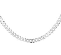 Ketting Gourmetschakel zilver 5,4 mm 50 cm - thumbnail