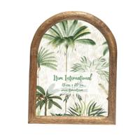 Fotolijsten Home ESPRIT Natuurlijk Kristal Mangohout Tropisch