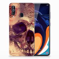 Silicone Back Case Samsung Galaxy A60 Skullhead