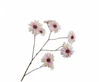 Silk-ka kunsttak margriet 102cm groen, mauve