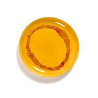 SERAX - Feast by Ottolenghi - Bord S 19 x19cm Sunny Yellow Swirl- - thumbnail