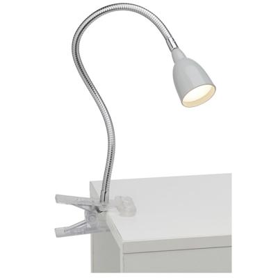 Brilliant Grijze bureaulampAnthony met klem - G92936/11