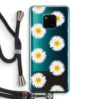 Margrietjes: Huawei Mate 20 Pro Transparant Hoesje met koord